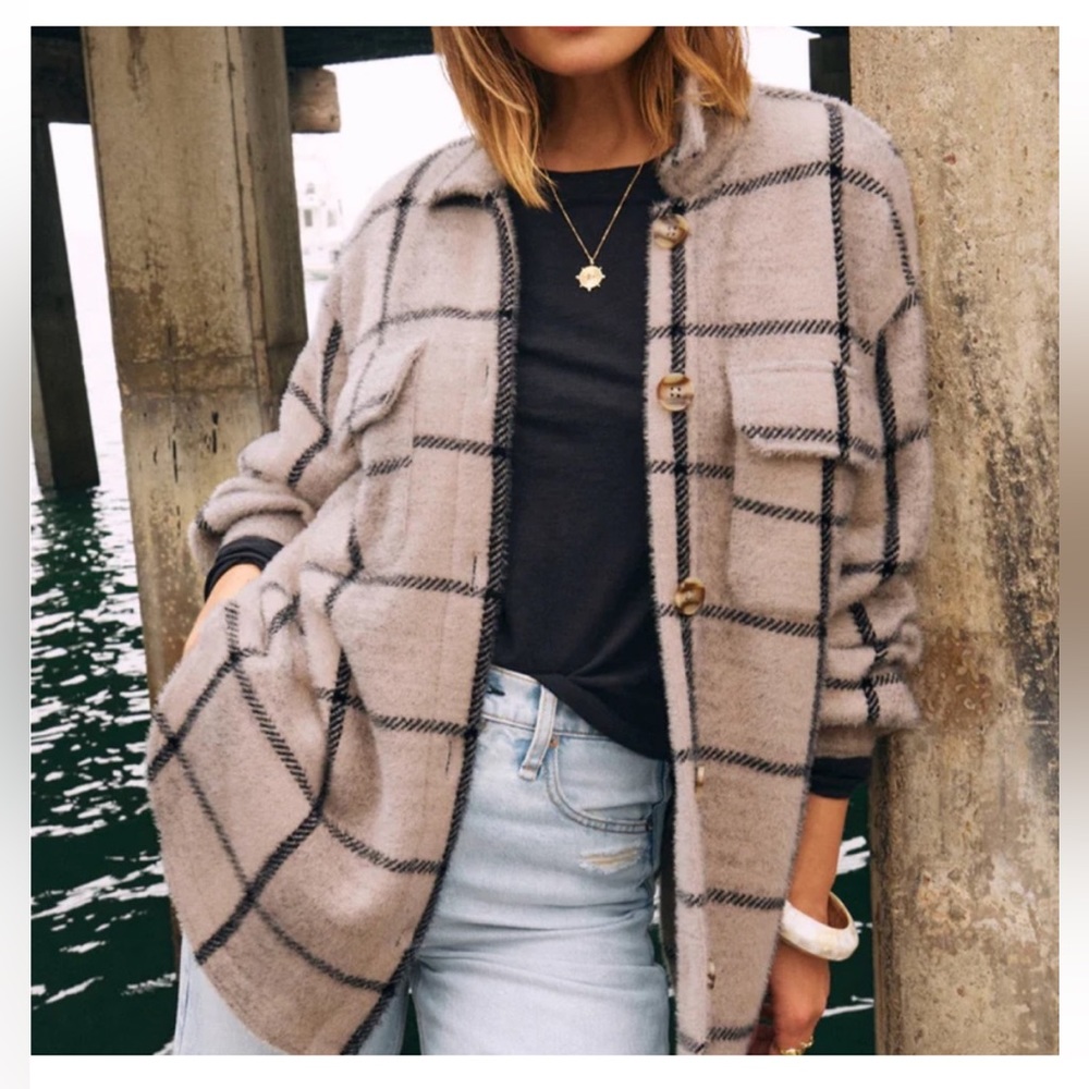Z Supply Tucker Plaid Shirt Jacket